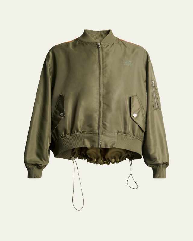 Nylon Bomber Jacket